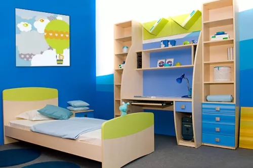 Tableau enfant Dans les nuages par Marion Lechat 