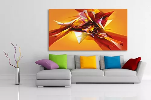 Tableau Intersection jaune et orange