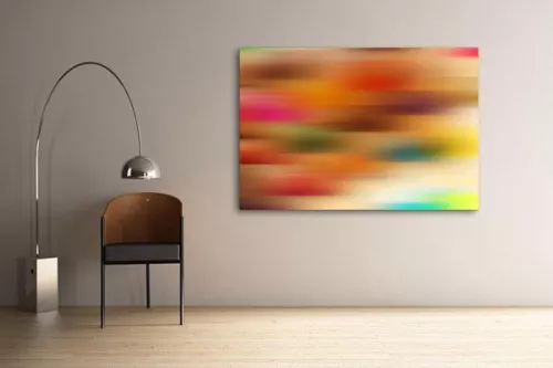 Tableau déco colored shadows