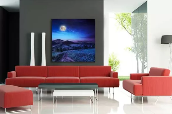 Tableau déco Tombée de la nuit 