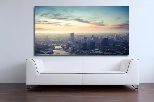 Tableau photo Vue sur Shanghai