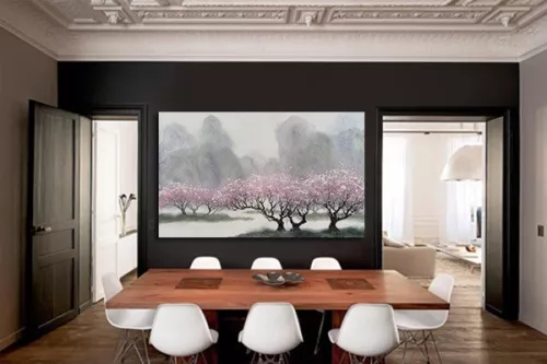 Tableau déco cerisier artistique