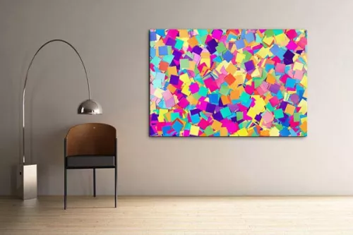 Tableau déco Confetis
