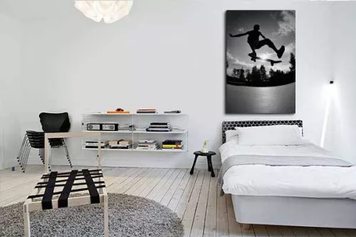 Tableau déco skateur