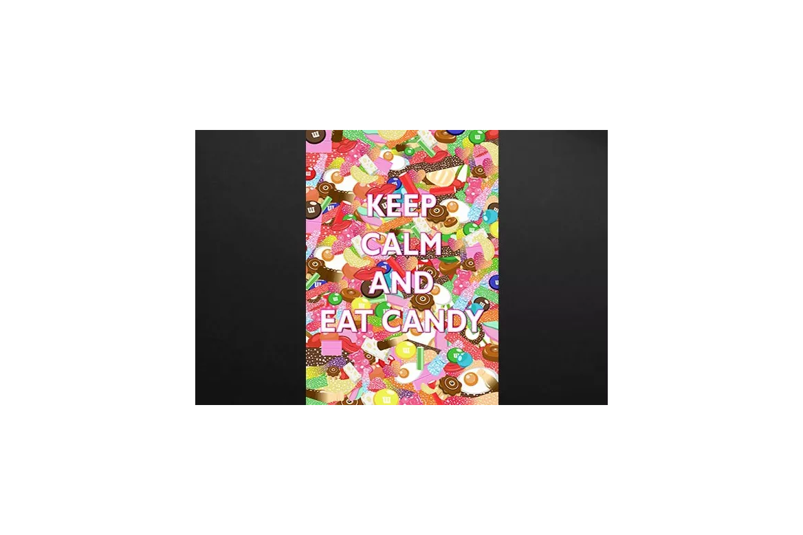 Tableau déco Keep Calm and Eat Candy