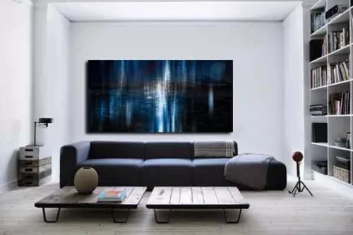Tableau déco Bleu intense
