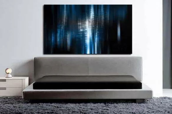 Tableau design Bleu intense
