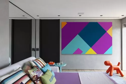Tableau abstrait Rectangles