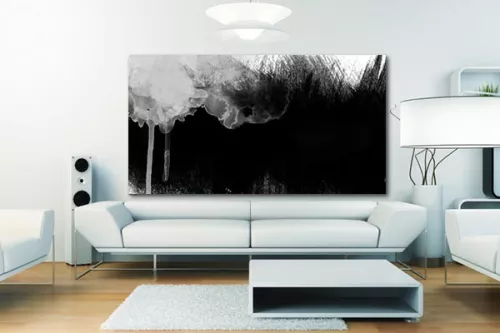 Tableau design noir et blanc Chez le Psy