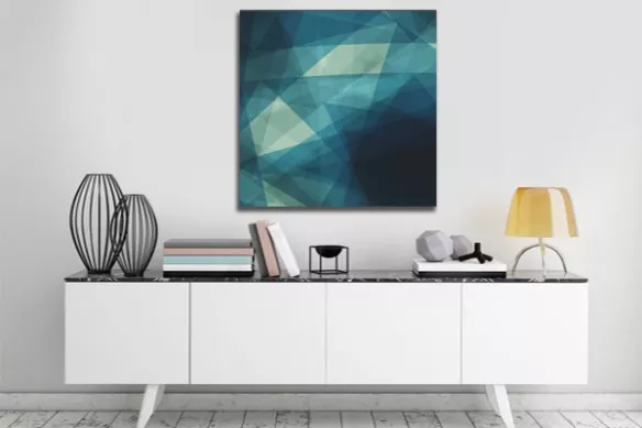 Tableau abstrait Césium