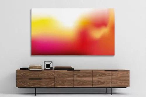 art tableau contemporain Résonance rose