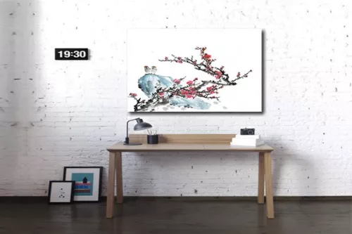 Toile déco oiseaux