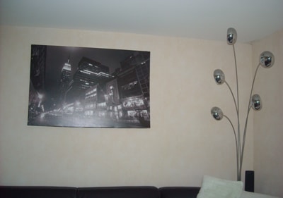 tableau new york noir et blanc izoa chez Aline