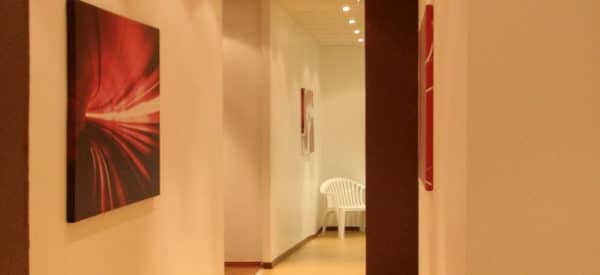 toile tableau rouge izoa décoration salle de sport