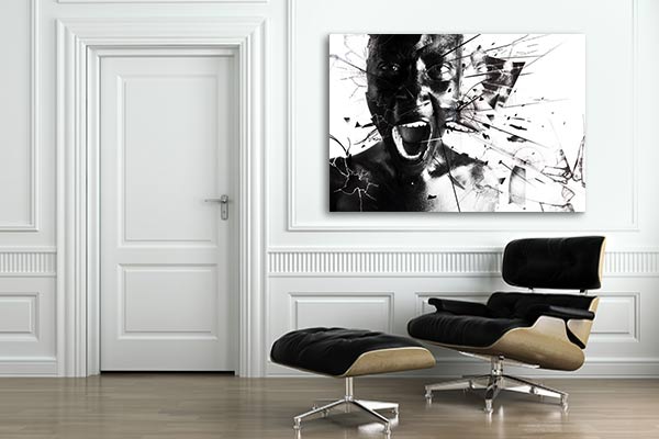 graphisme noir et blanc izoa