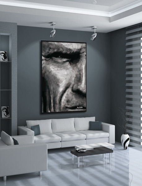 portrait noir et blanc