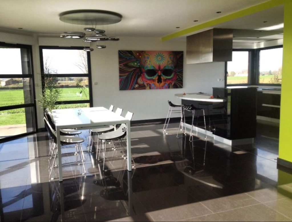 Tableau crane mexicain Izoa chez Julie