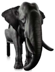 Chaise éléphant de Riera Maximo 