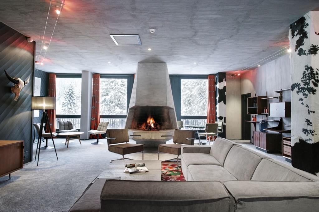 loft totem moderne a la montagne