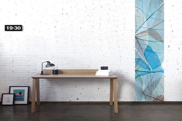 poster mural design bleu ciel