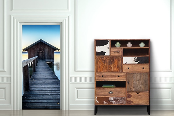 déco porte thème bord de mer