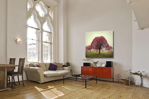 tableau déco original arbre