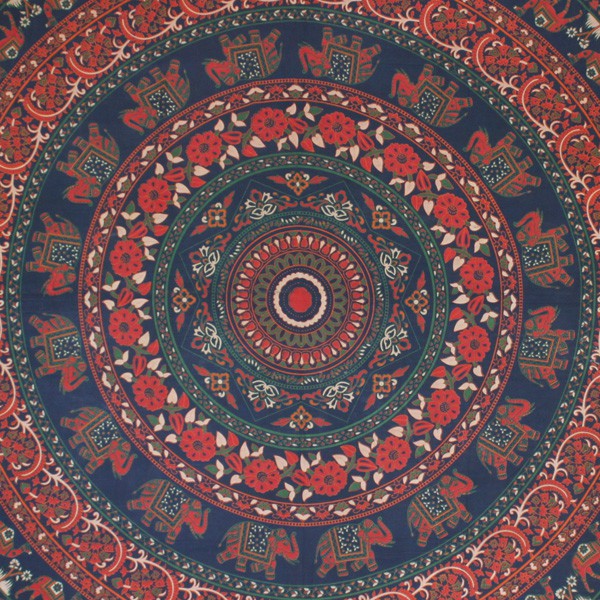 décoration murale motif indien