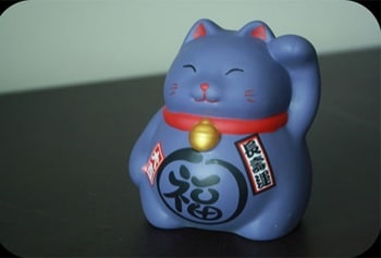 déco japon chat porte bonheur