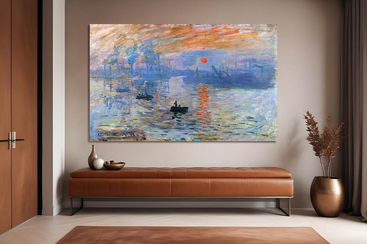 Tableau Célèbre : Sunrise de Monet