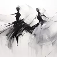 Tableau noir et blanc
