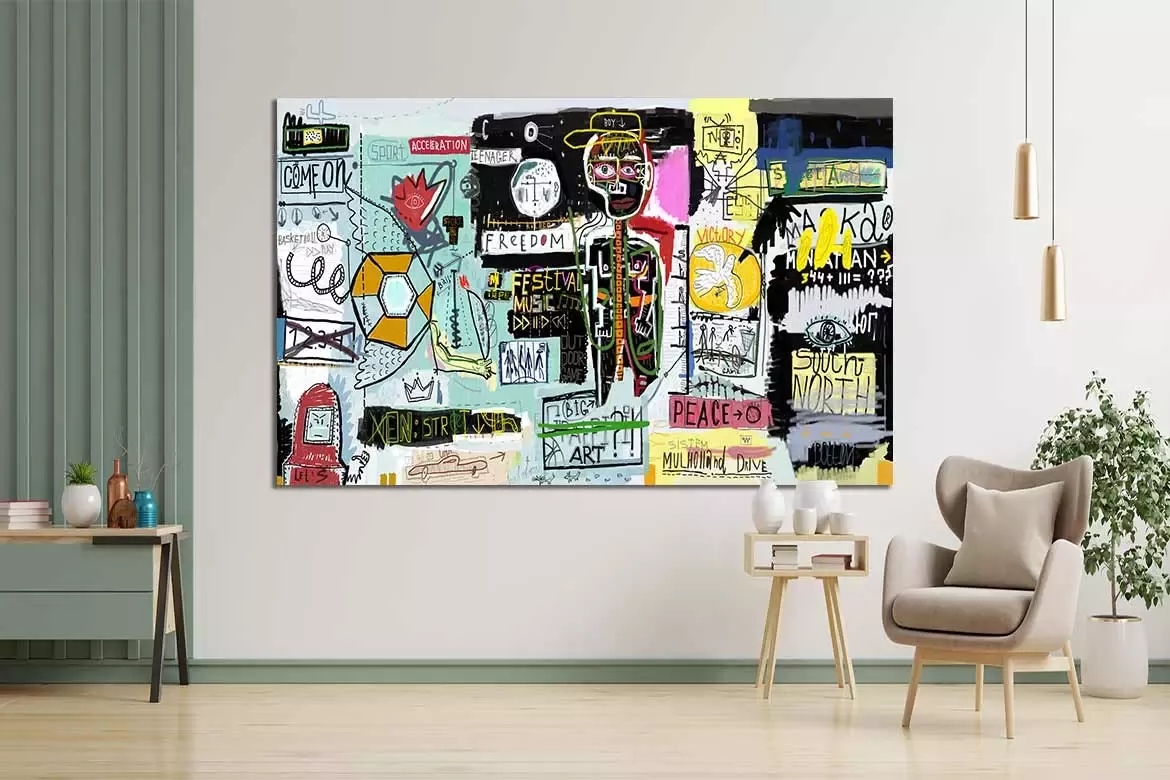 Tableau Abstrait Minotor