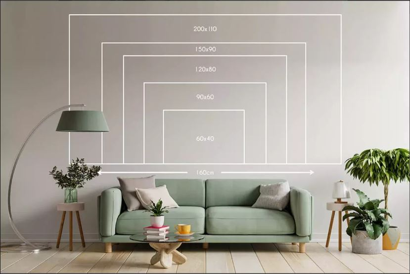 Image du guide des tailles pour tableau