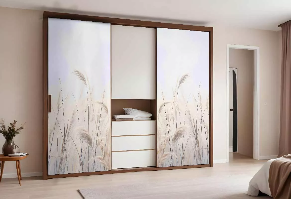 Stickers de Porte - Herbe de la Pampas